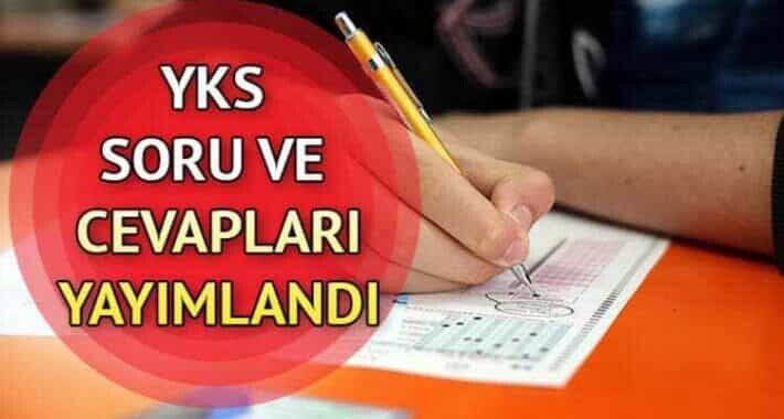 2019 YKS Soru ve Cevapları Yayımlandı