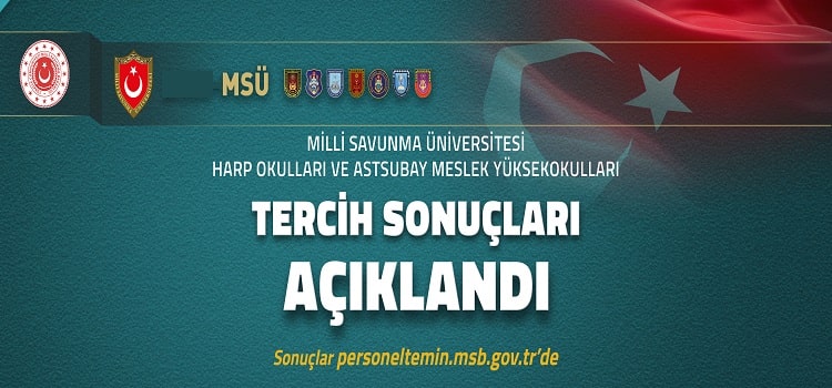 2022 MSÜ tercih sonuçları açıklandı!