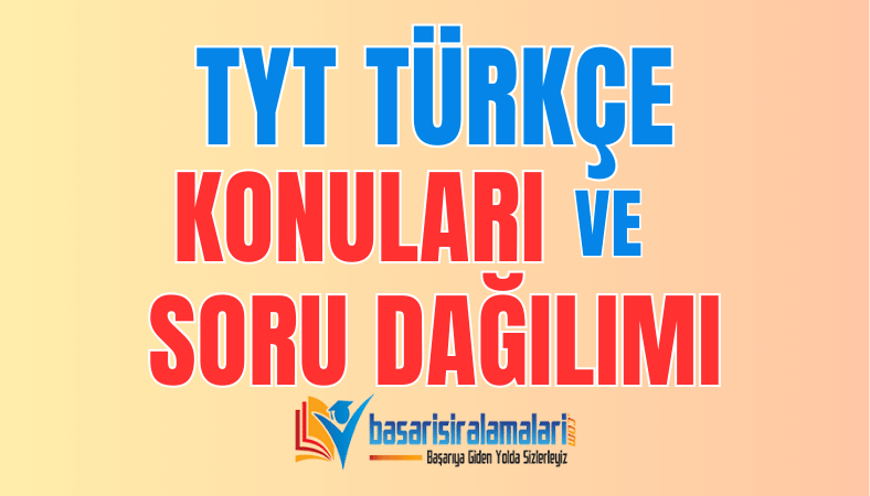 2026 TYT Türkçe Konuları ve Soru Dağılımı