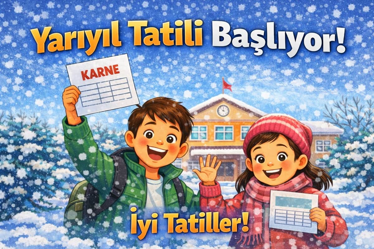 Yarıyıl Tatili Başladı: 18 Milyon Öğrenci İçin İki Haftalık Ara