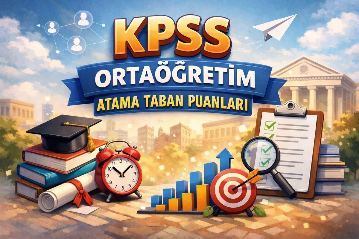 KPSS 2025/2 Ortaöğretim Teknisyen Atama Taban Puanları (Tam Liste)