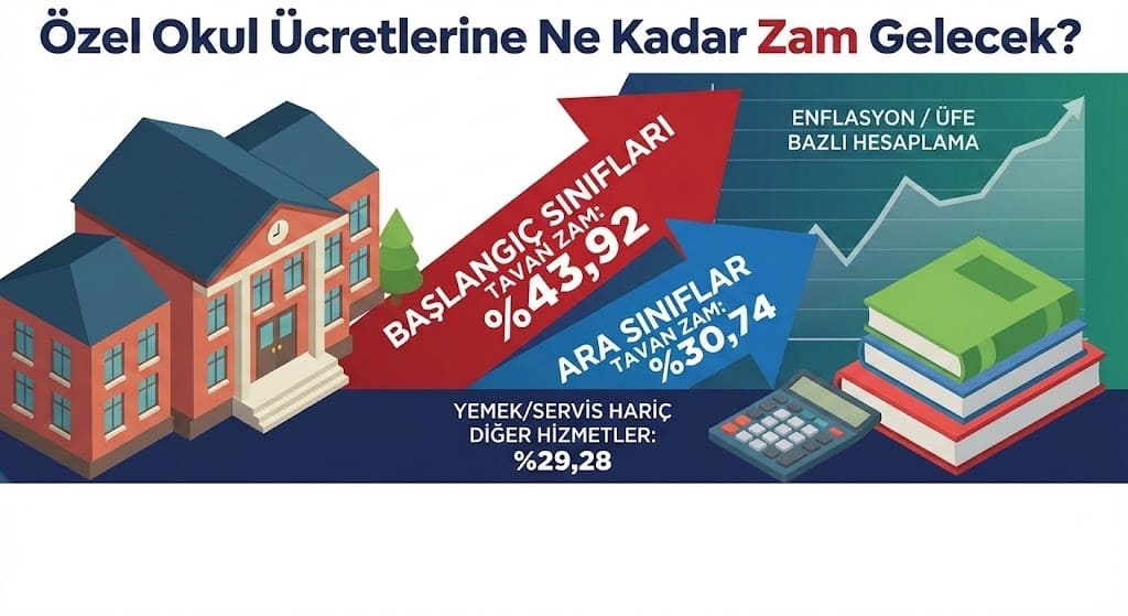 Özel Okullarda Zam Sınırı Belli Oldu: 2026-2027 Ücret Artış Oranları Açıklandı