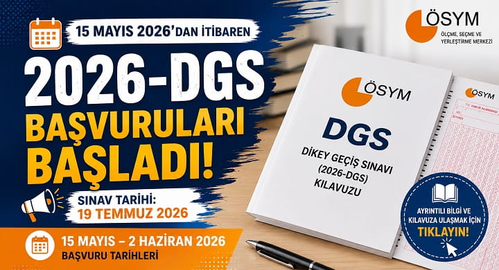 2026-DGS Başvuruları Başladı! DGS Başvurusu Nasıl Yapılır?