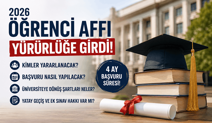2026 Öğrenci Affı Yürürlüğe Girdi: Kimler Yararlanacak, Başvuru Nasıl Yapılacak?