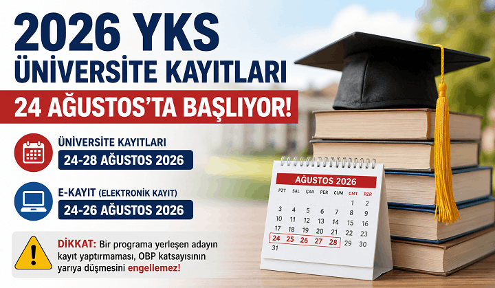 2026 Üniversite Kayıtları Başlıyor! E-Kayıt ve OBP Uyarısı