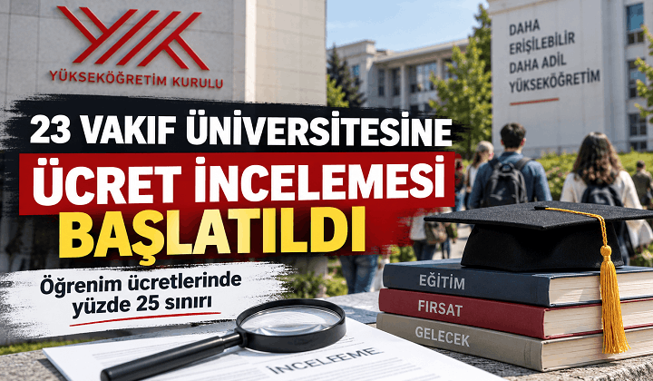 YÖK’ten 23 Vakıf Üniversitesine Ücret İncelemesi