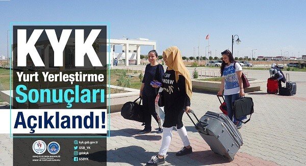 KYK yurt başvuru sonuçları açıklandı 2018