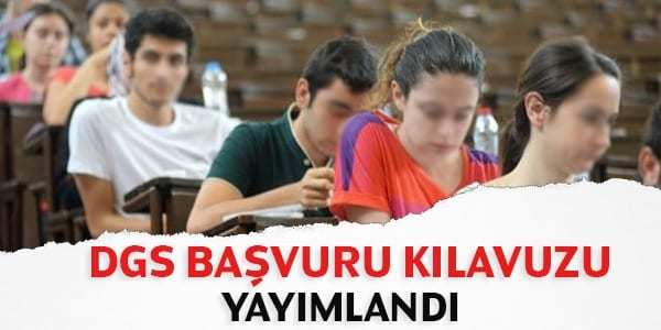 2018 DGS başvuru kılavuzu yayımlandı