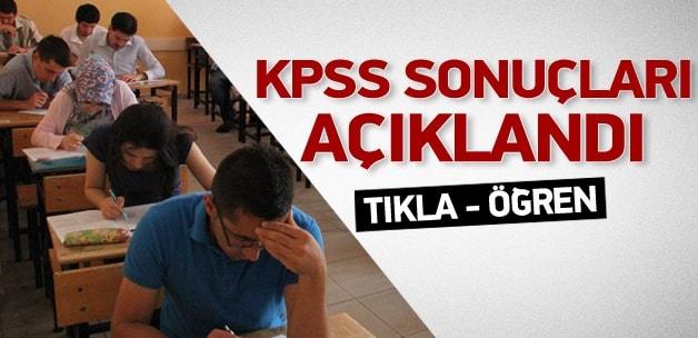 2018 KPSS sonuçlarını açıkladı / TIKLA ÖĞREN