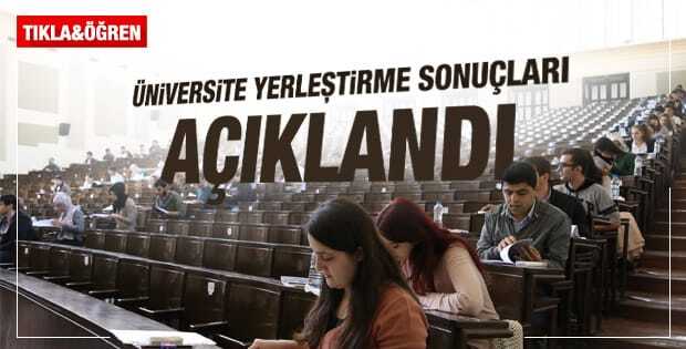 2019 YKS Üniversite yerleştirme sonuçları açıklandı