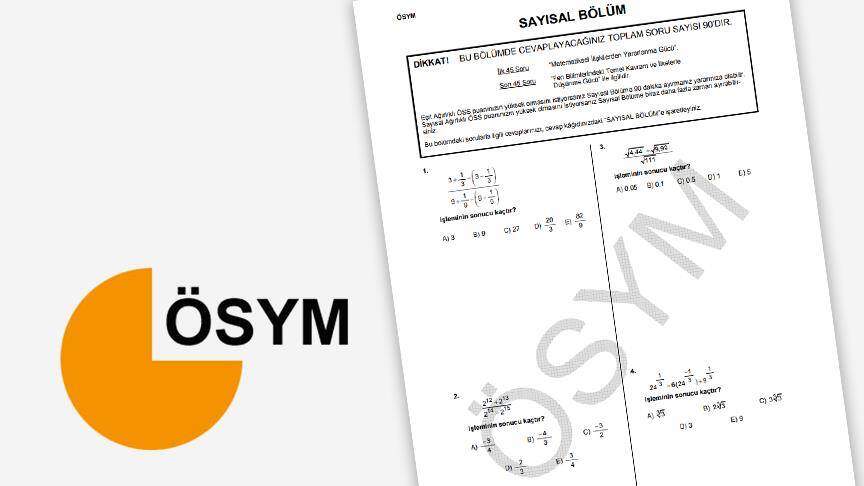 ÖSYM 20 yıllık sınav arşivini erişime açtı